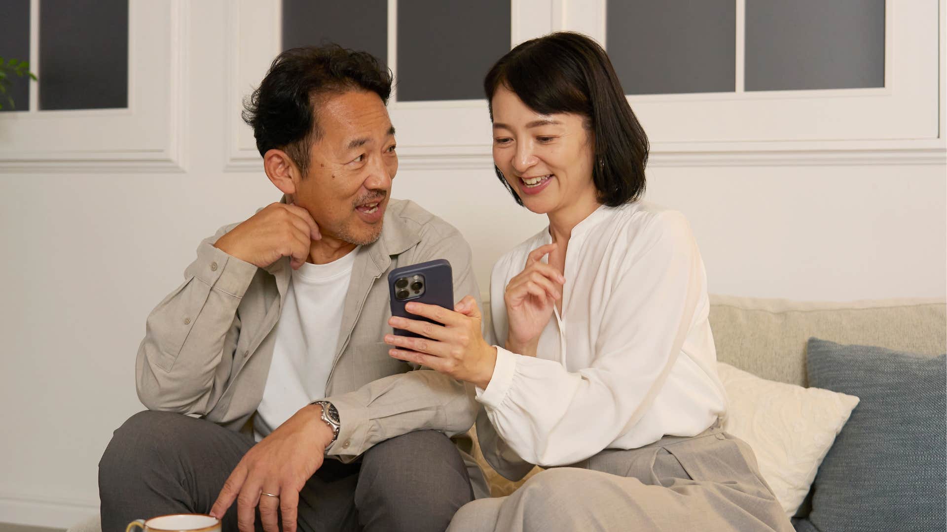 Emotionally mature couple talk ab out relationship needs