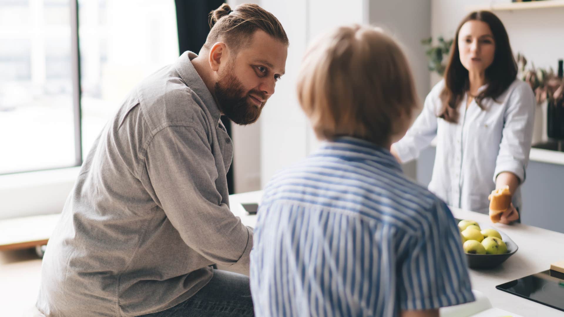 parents telling sonI never got to rest when I was your age