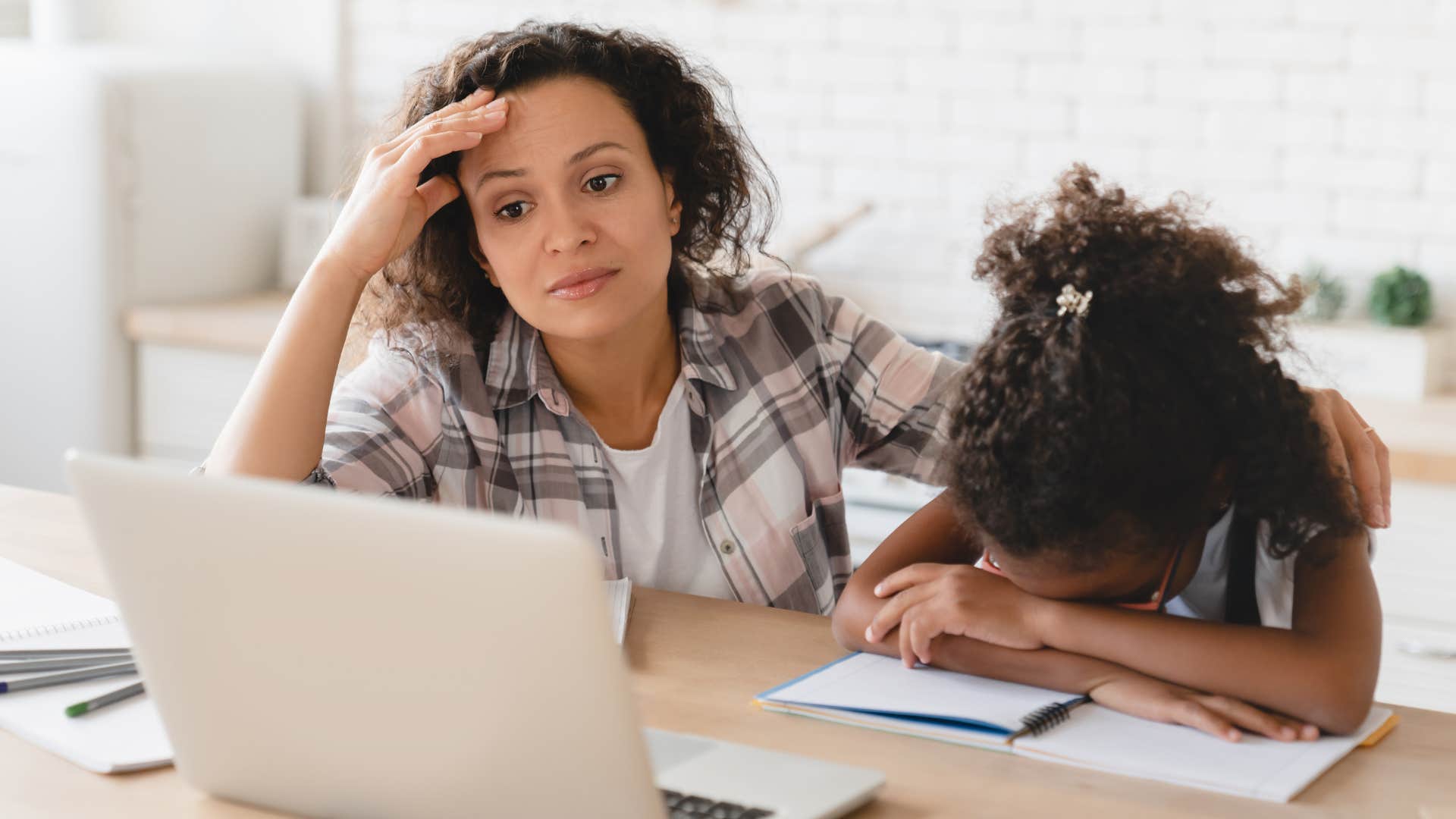 exhausted mom thinking you can rest when everything is done
