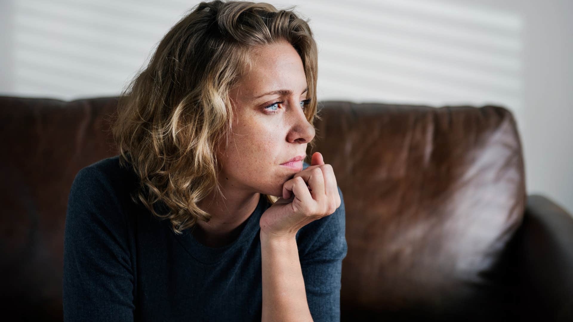 stressed woman feeling like everything is unfinished