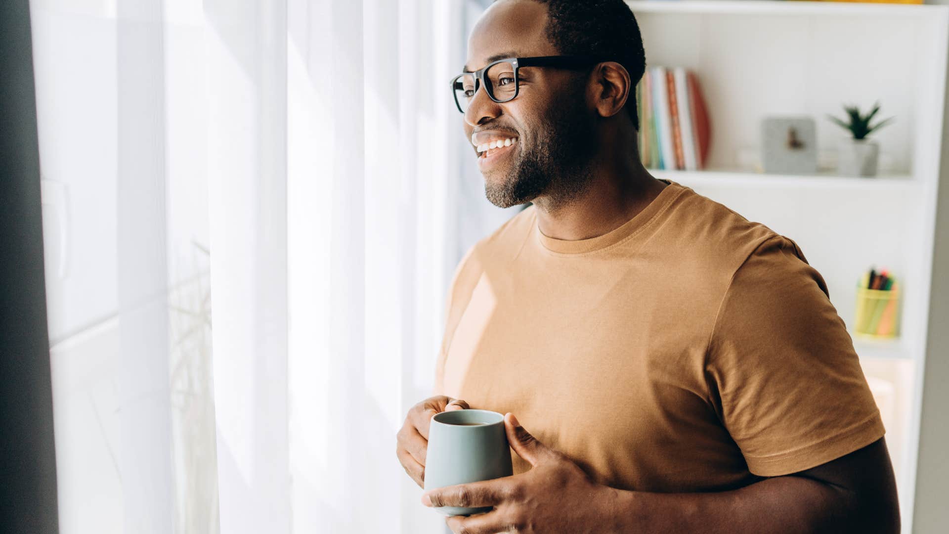 man taking his downtime seriously