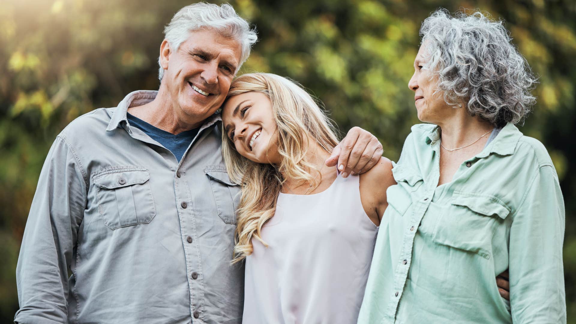 woman telling her parents i wouldnt have made it here without you