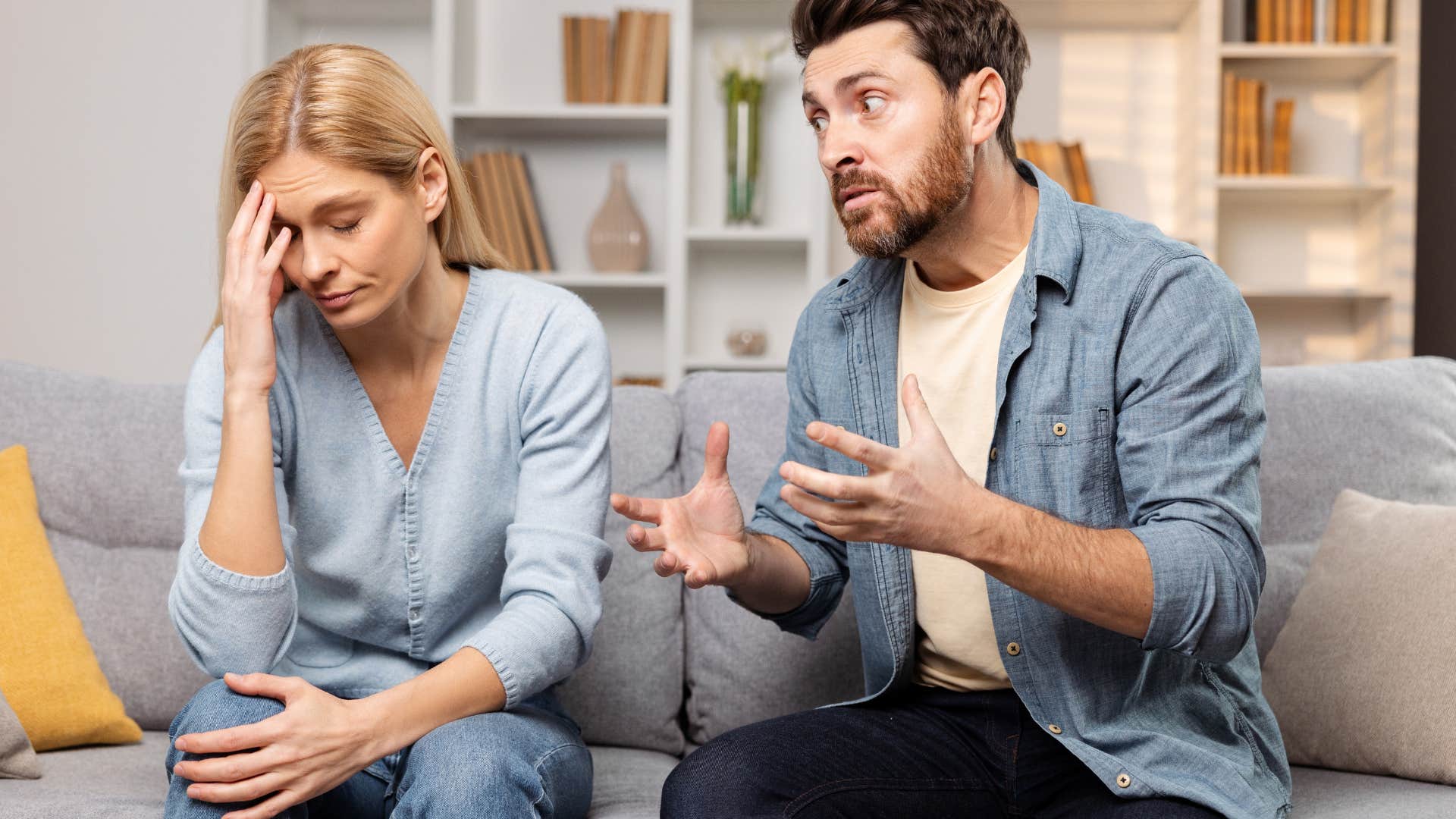 if your husband says these reactions his heart’s not in it anymore it's not a big deal stop overreacting