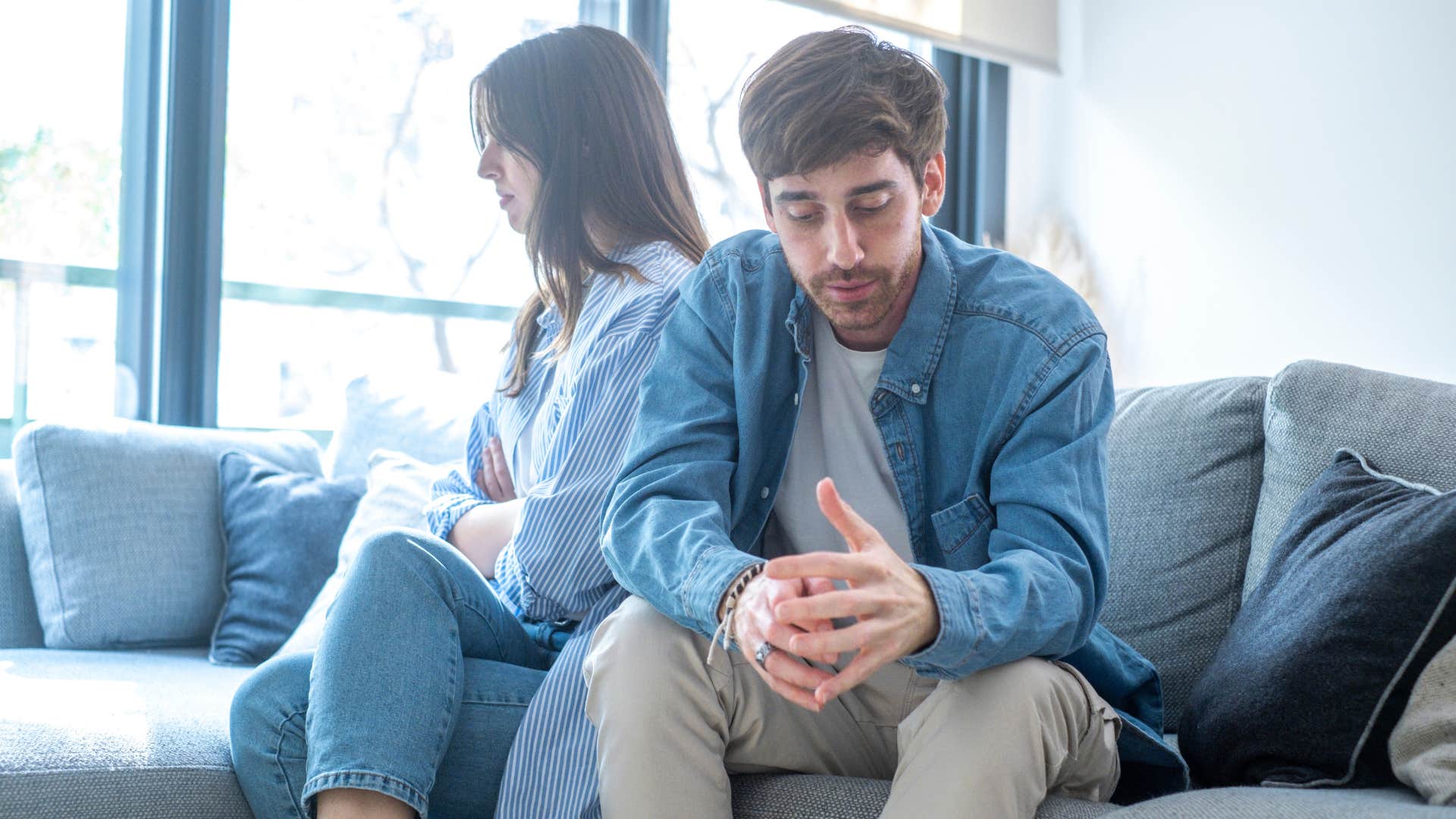 husband who told his wife he's fine