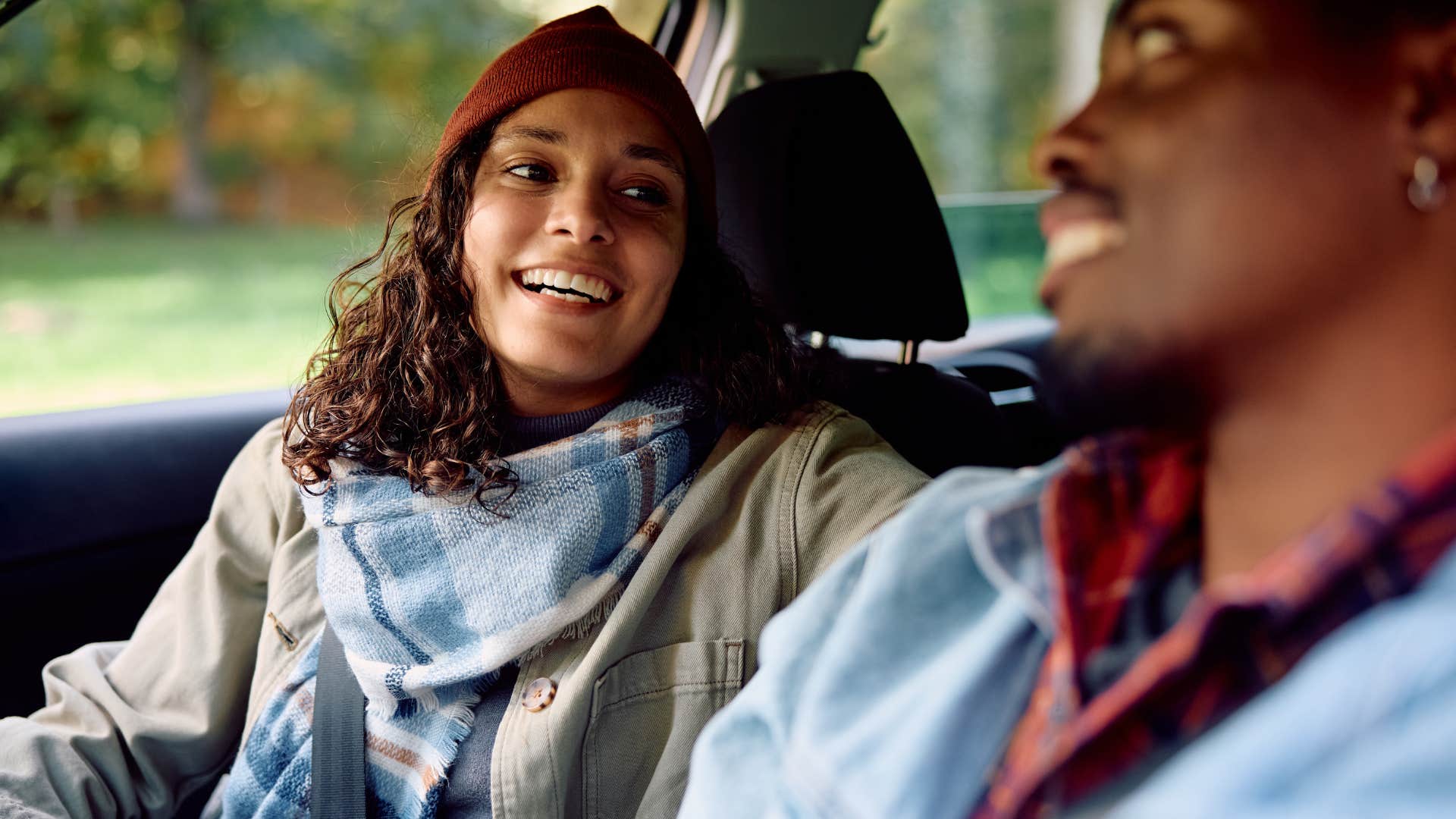 Man saying "I'm here for you always" to his wife.