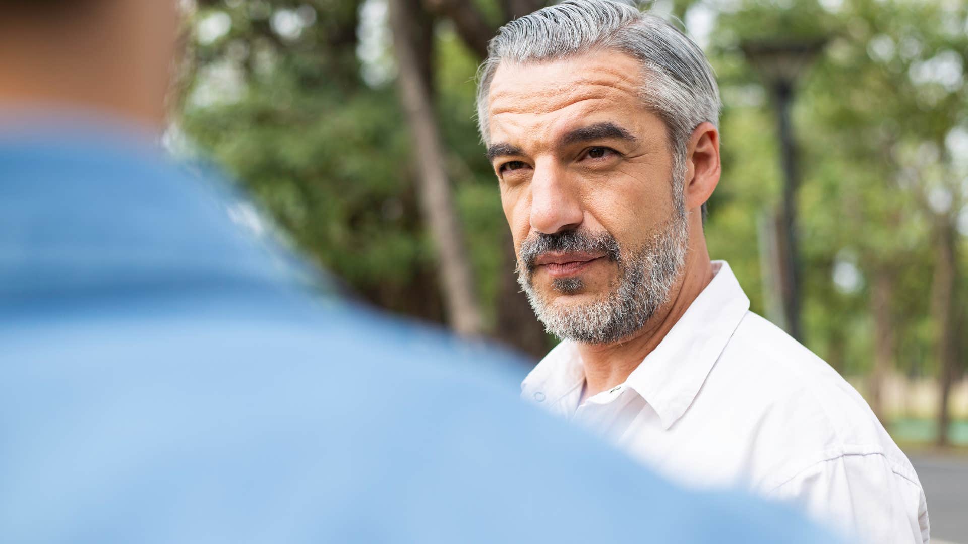 rude father telling adult child i don't care about what you want