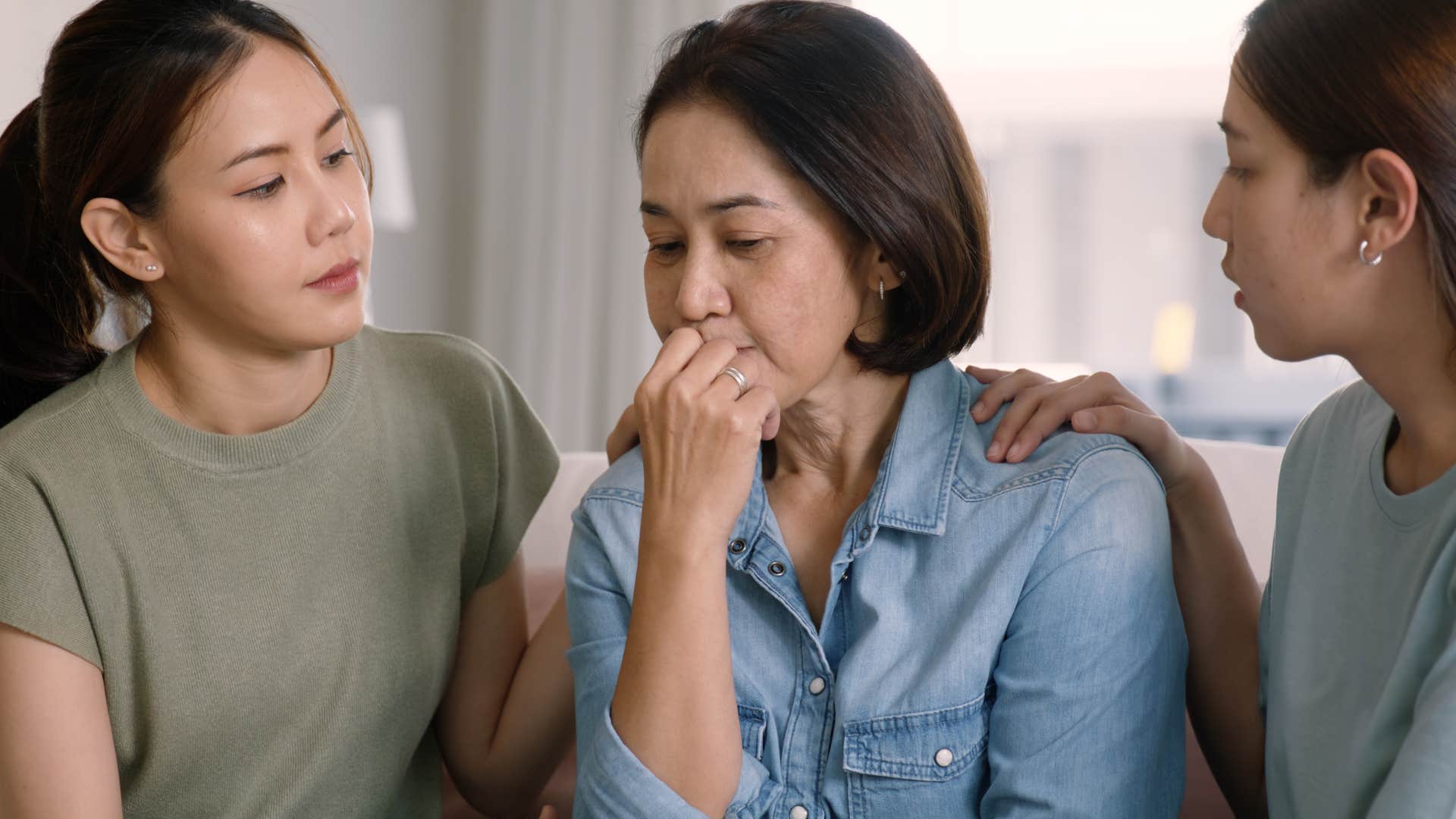 mom telling adult daughters i gave you everything you needed