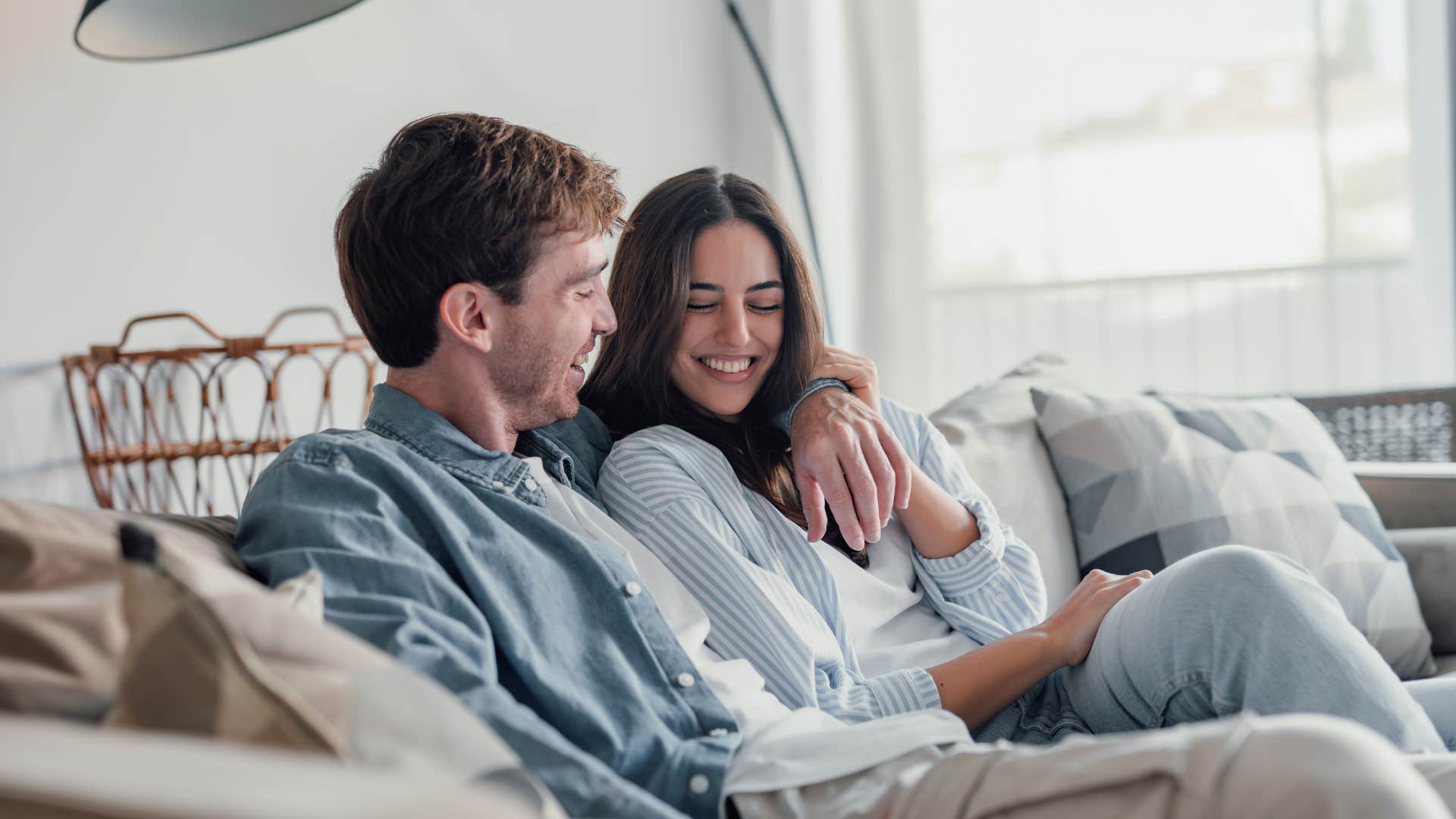 man who is always chasing as he initiates affection more