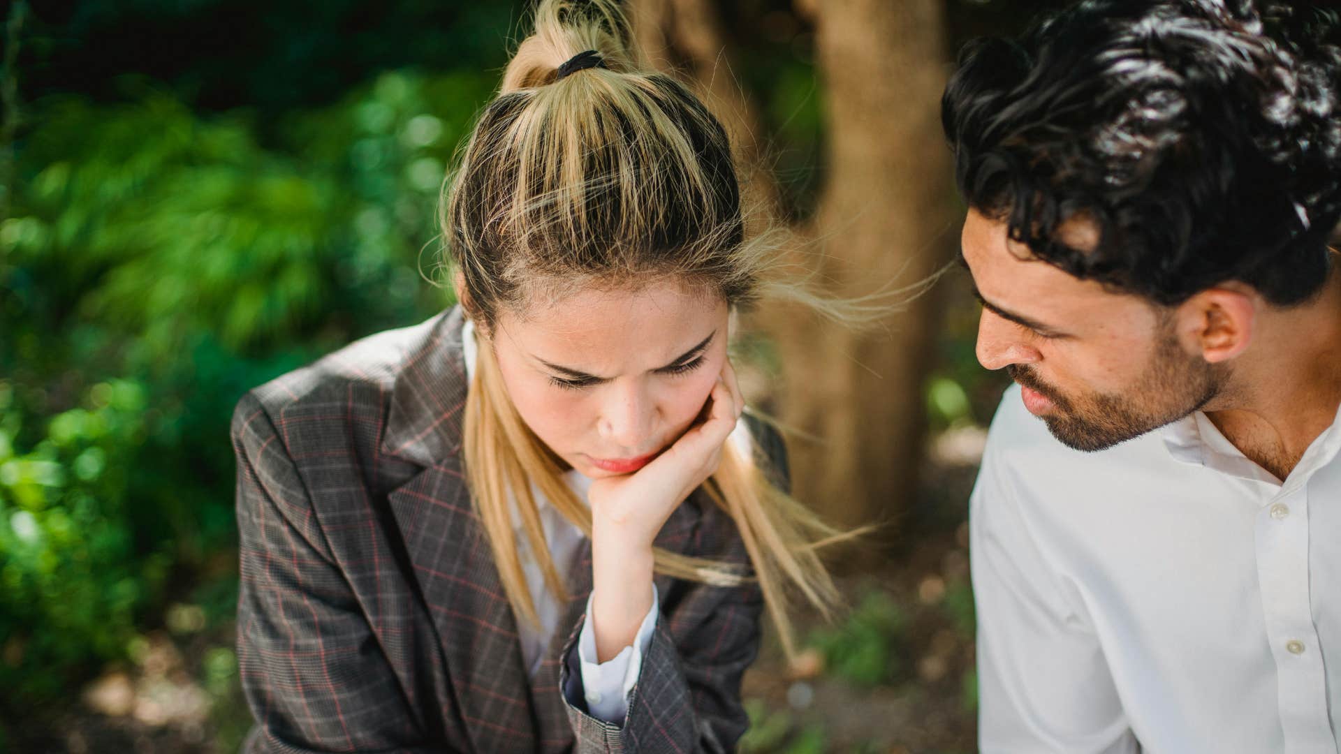 man saying to just get over it