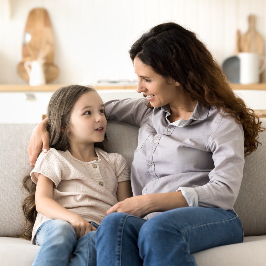 woman who it teaching lesson to her kid to avoid heartache to savor every moment with those she loves