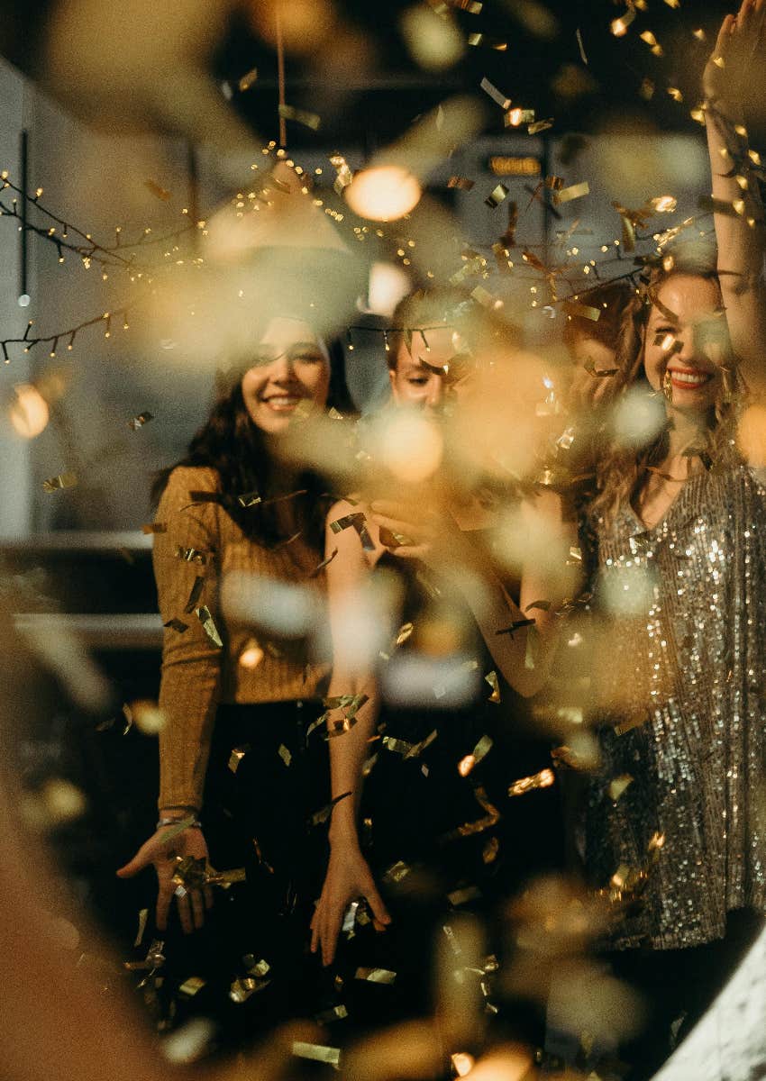 trust fund kids at an artist party