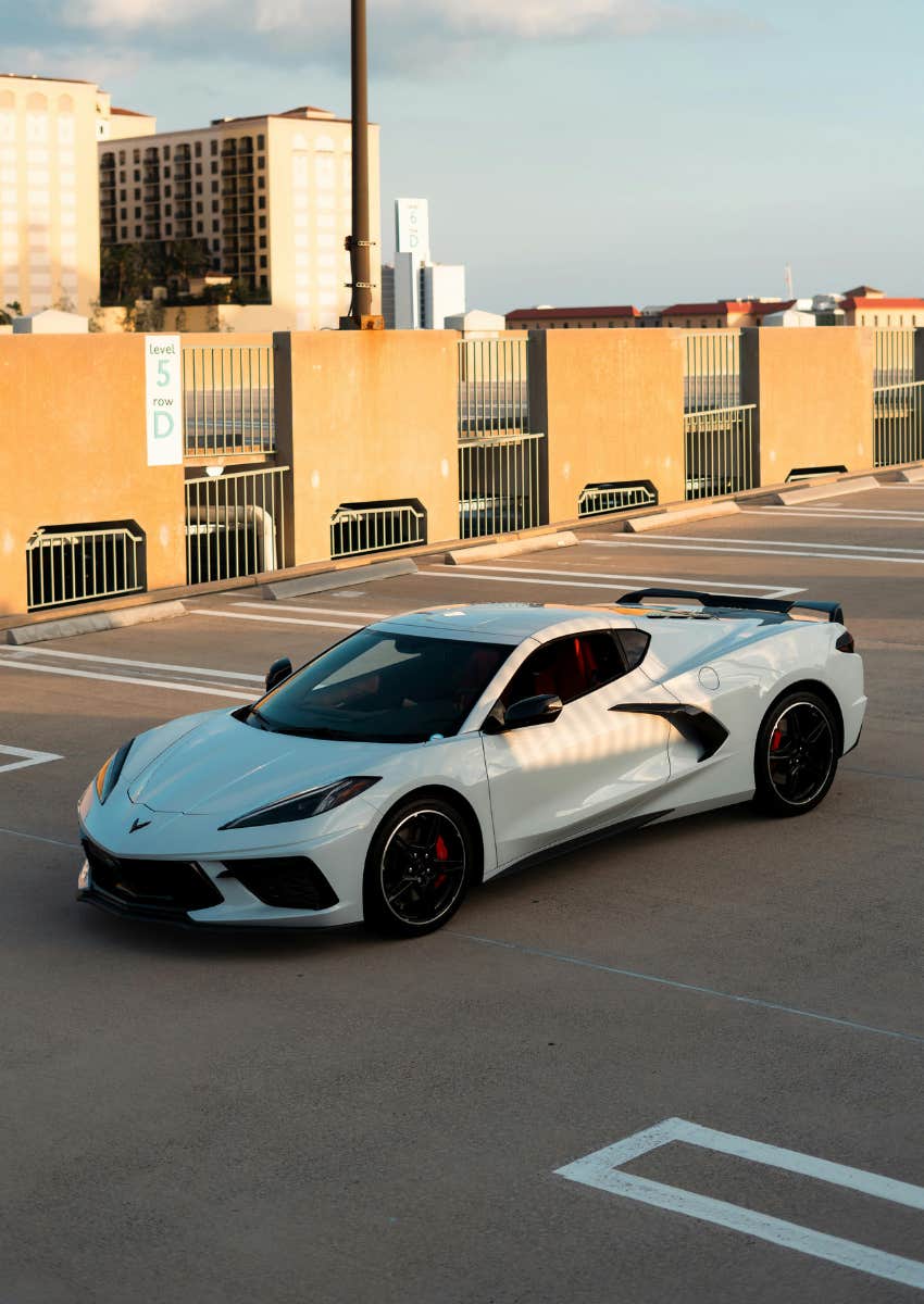 corvette given to a trust fund kid for graduation