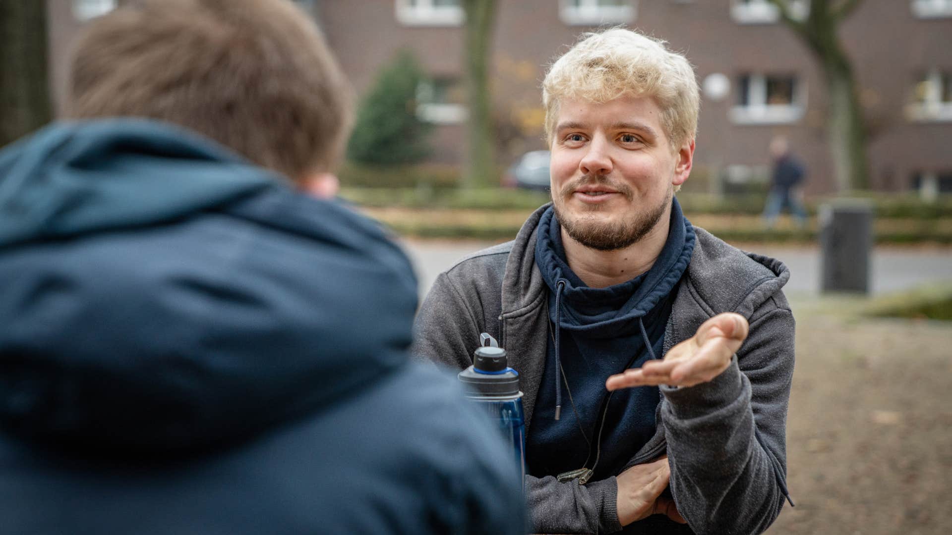 man jealous of wifes success talking to friend