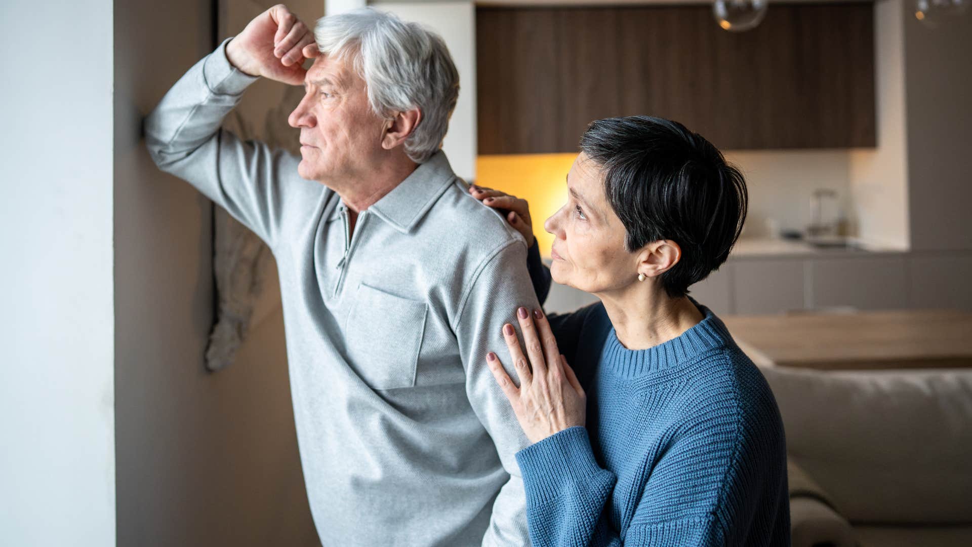 husband avoiding his wife's aspirations at home