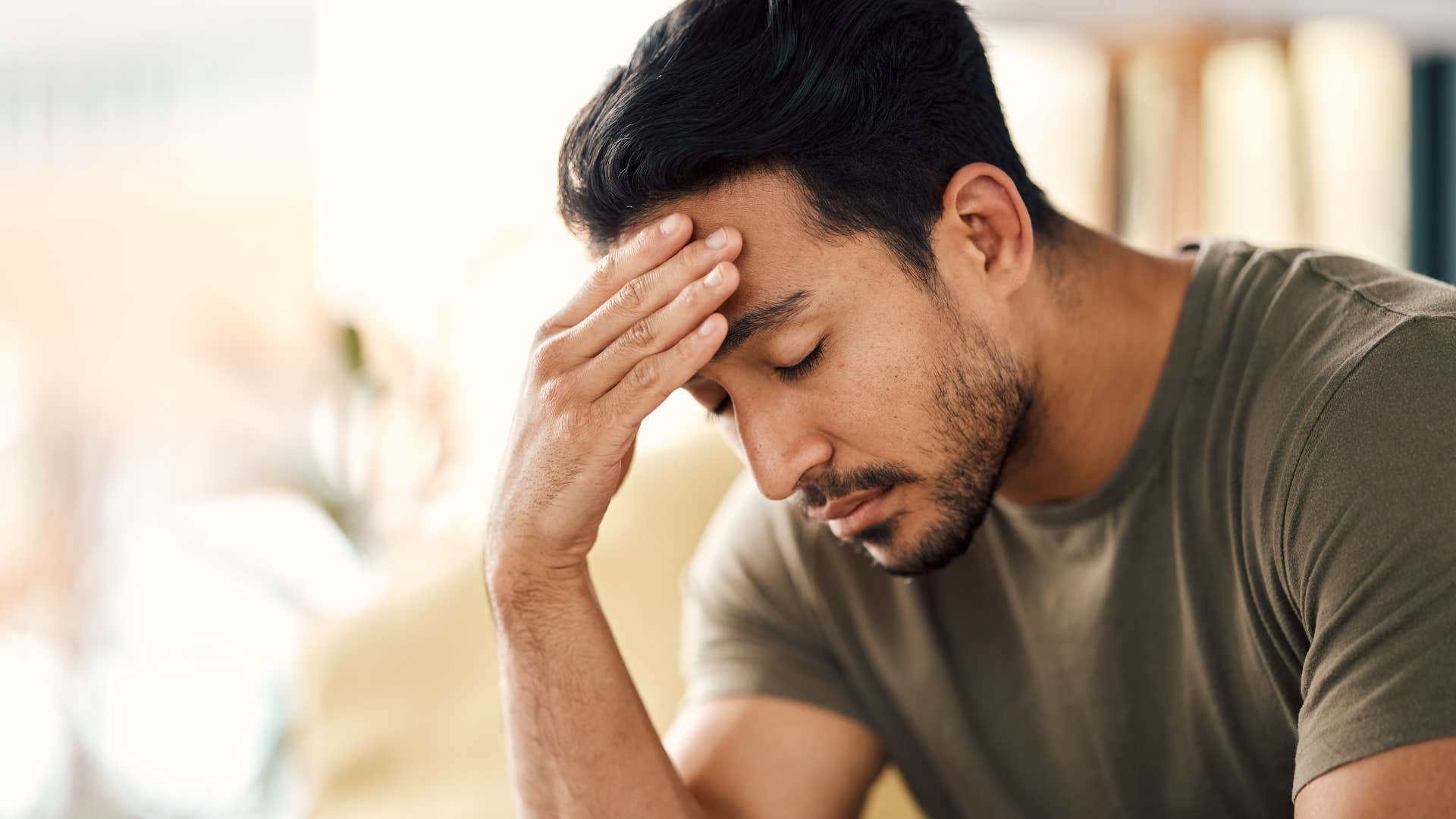 man who is going through a spiritual transformation as he feels stuck