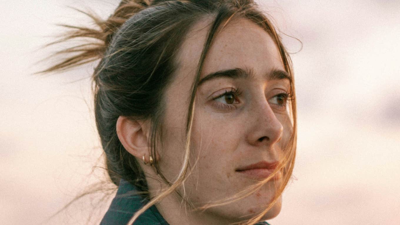 Woman slows down living.