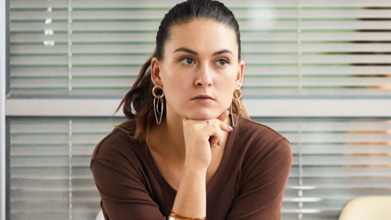 Woman making mistakes that cause her to lose out on dream jobs