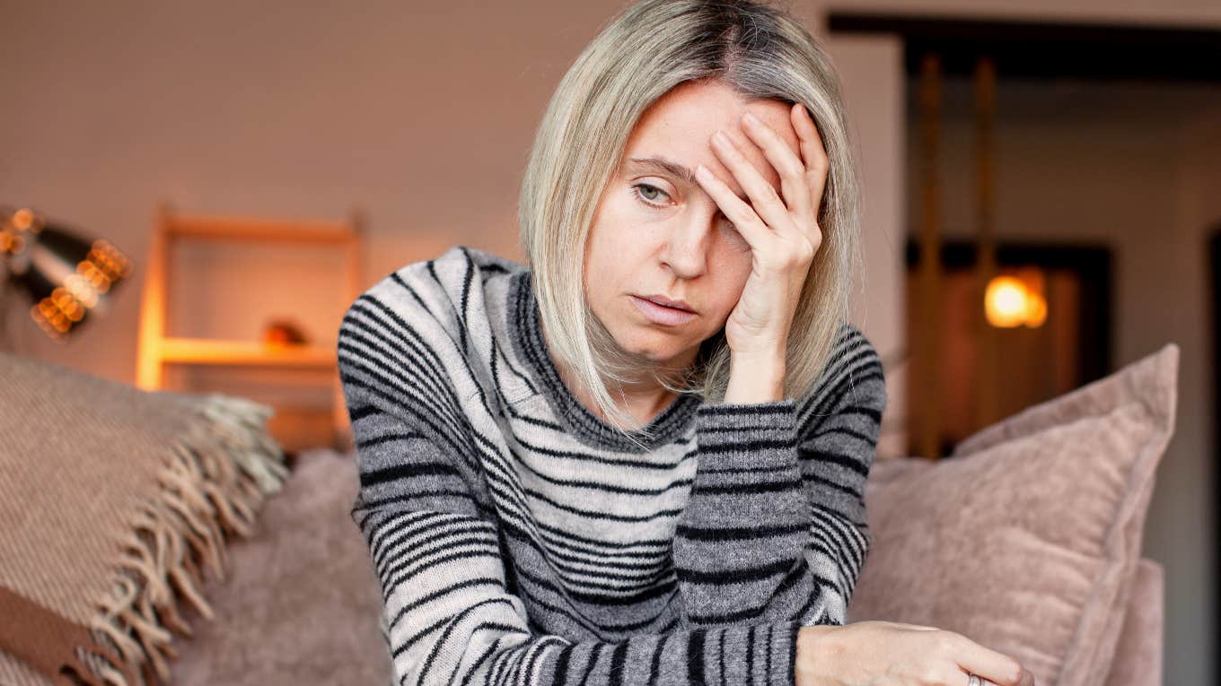 mom stressed about affording things for her family