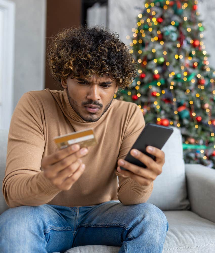Man can't afford to overconsume this holiday season