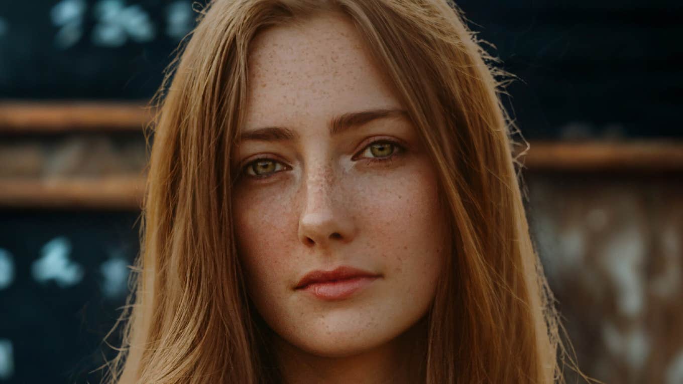 Woman practices numerology.