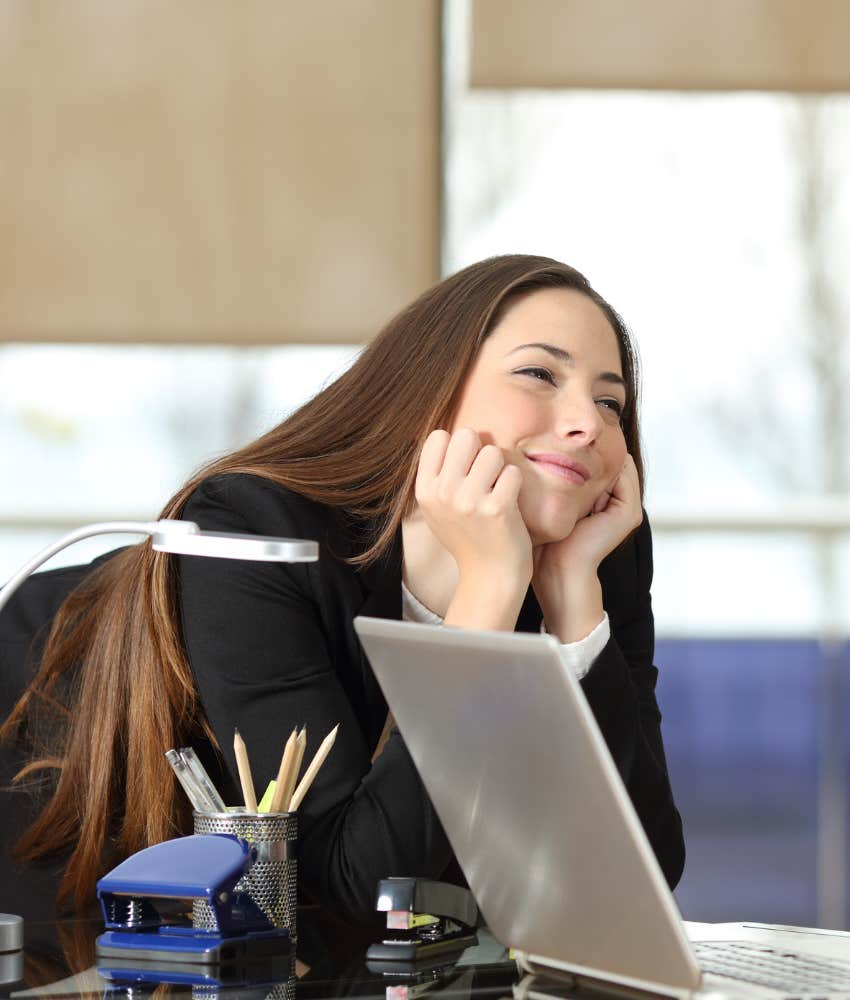 Person with a love fixation