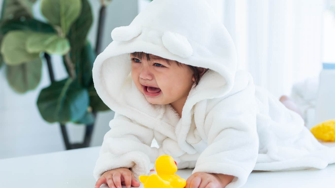 Parents Say They Only Bathe Their Toddler When She Asks Them To