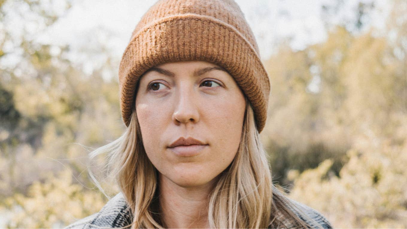 Woman doesn't feel safe in relationship.