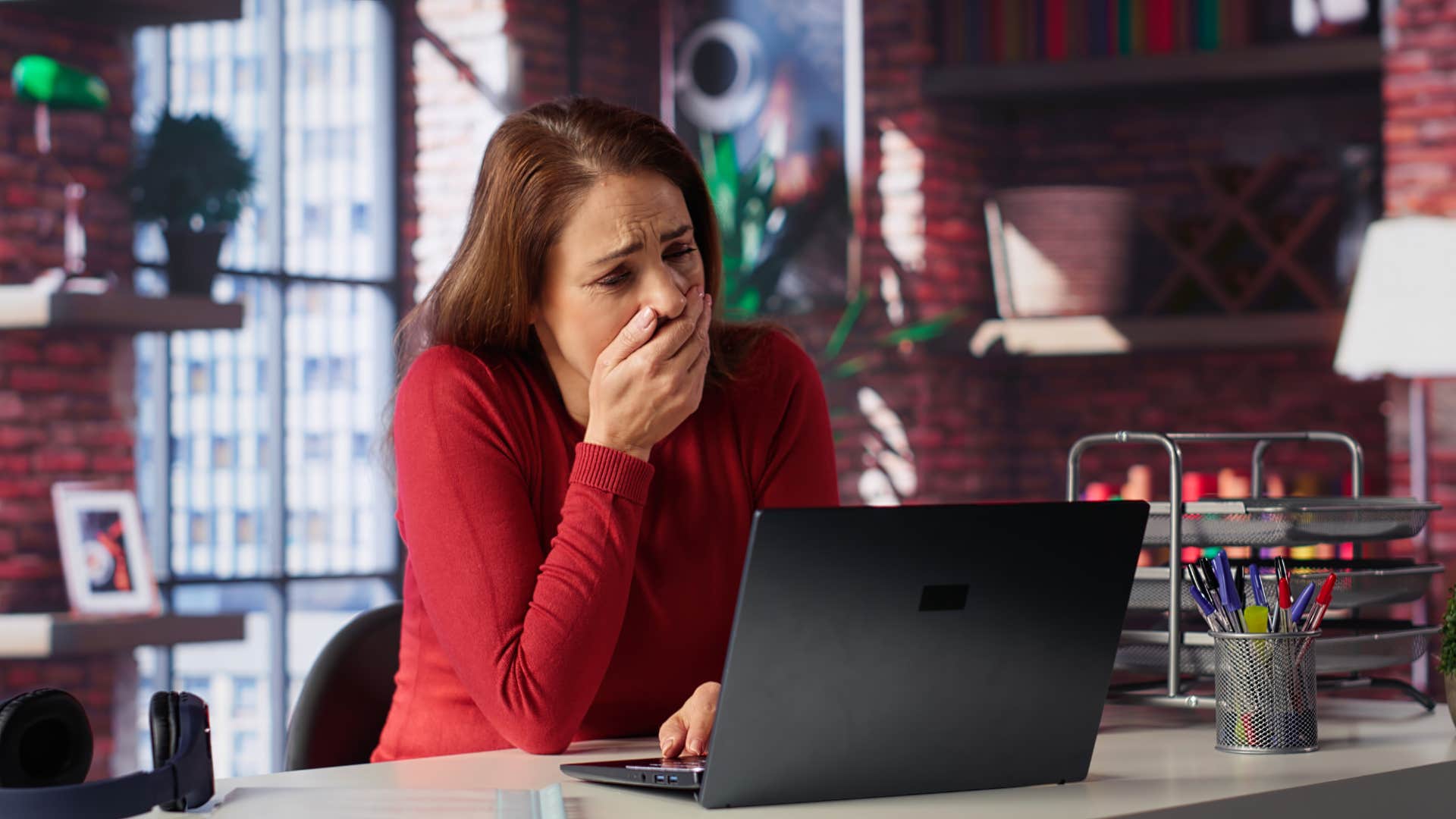 woman who feels guilty for resting as she puts self-care on the back burner