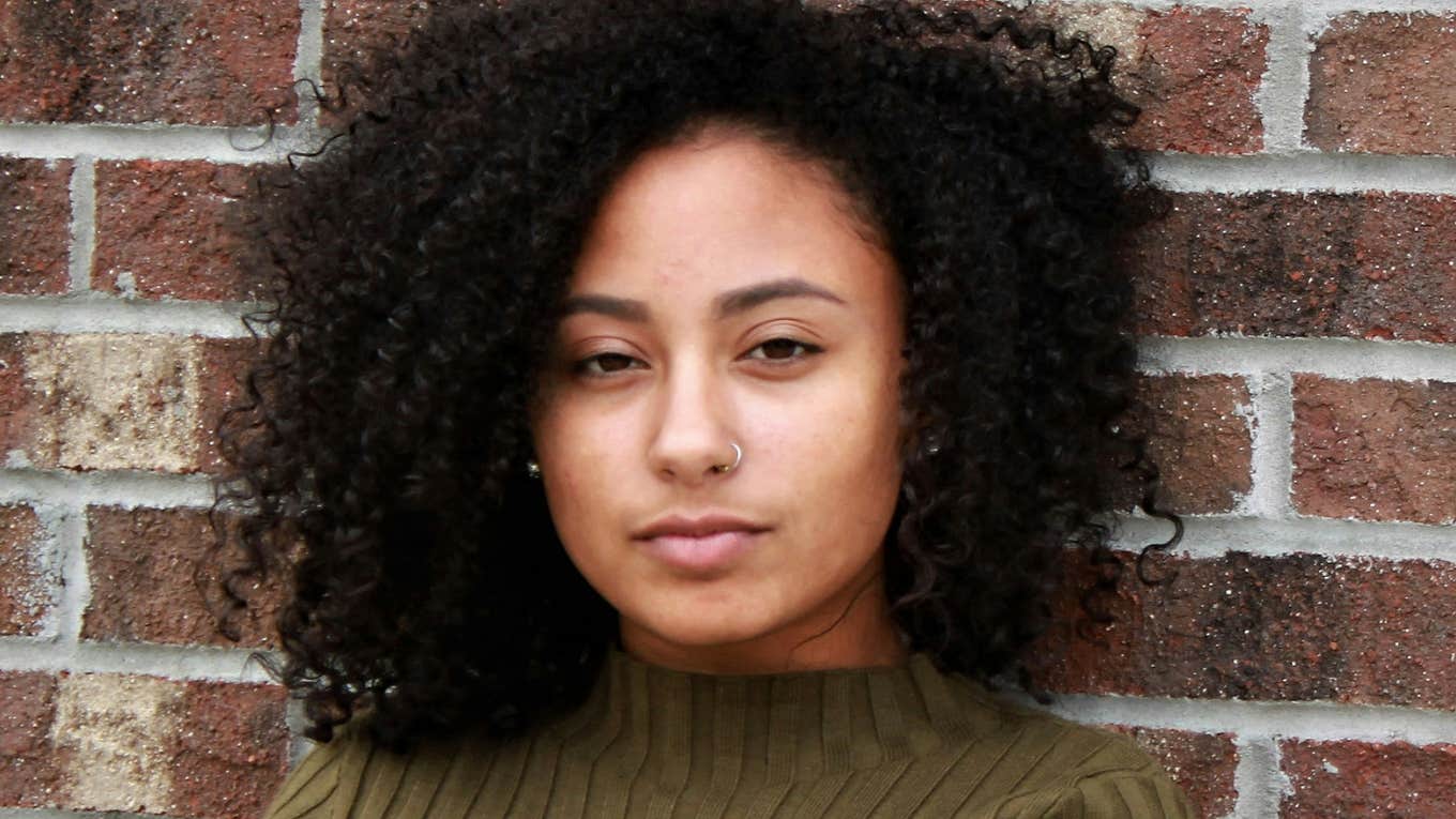 Person has evil traits.