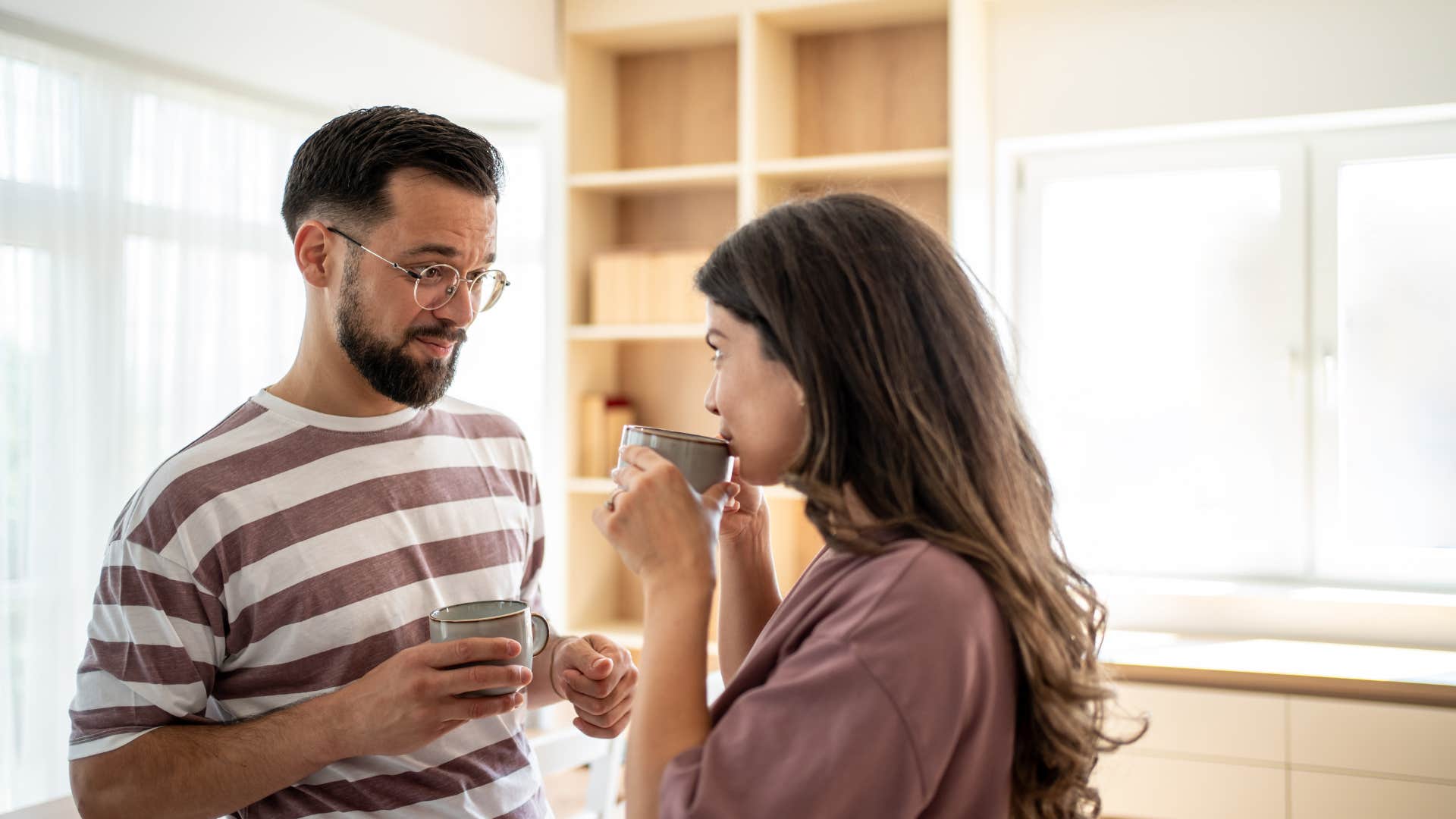 man who is less likely to hurt woman because of his reliability