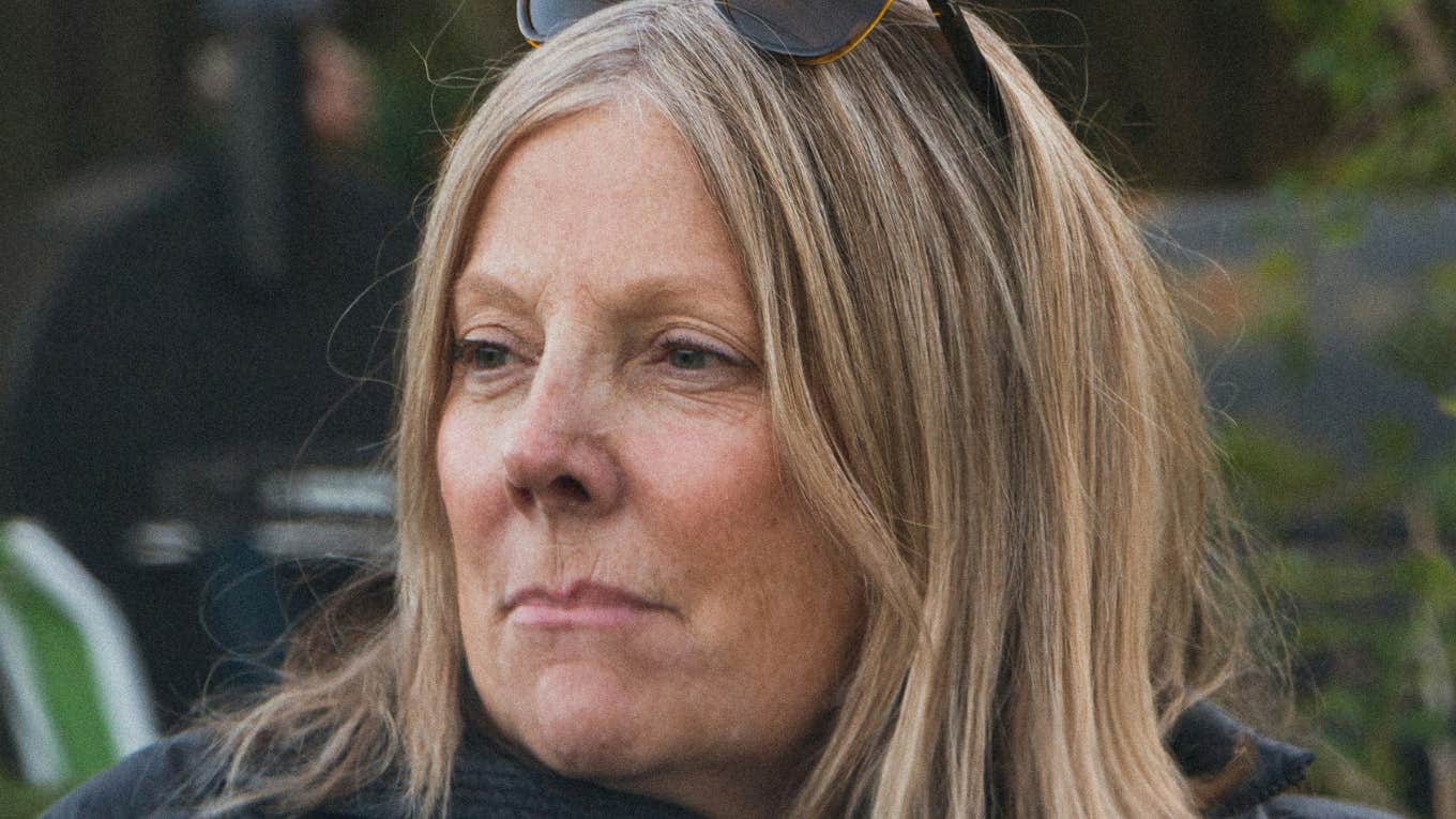 Woman stays married for the kids.