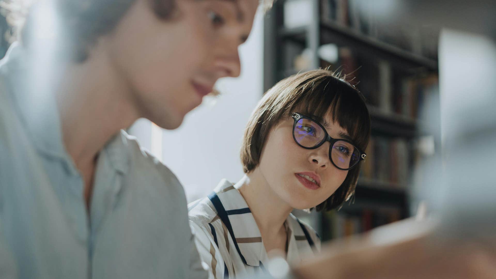 book smart woman who believes intelligence makes her automatically right