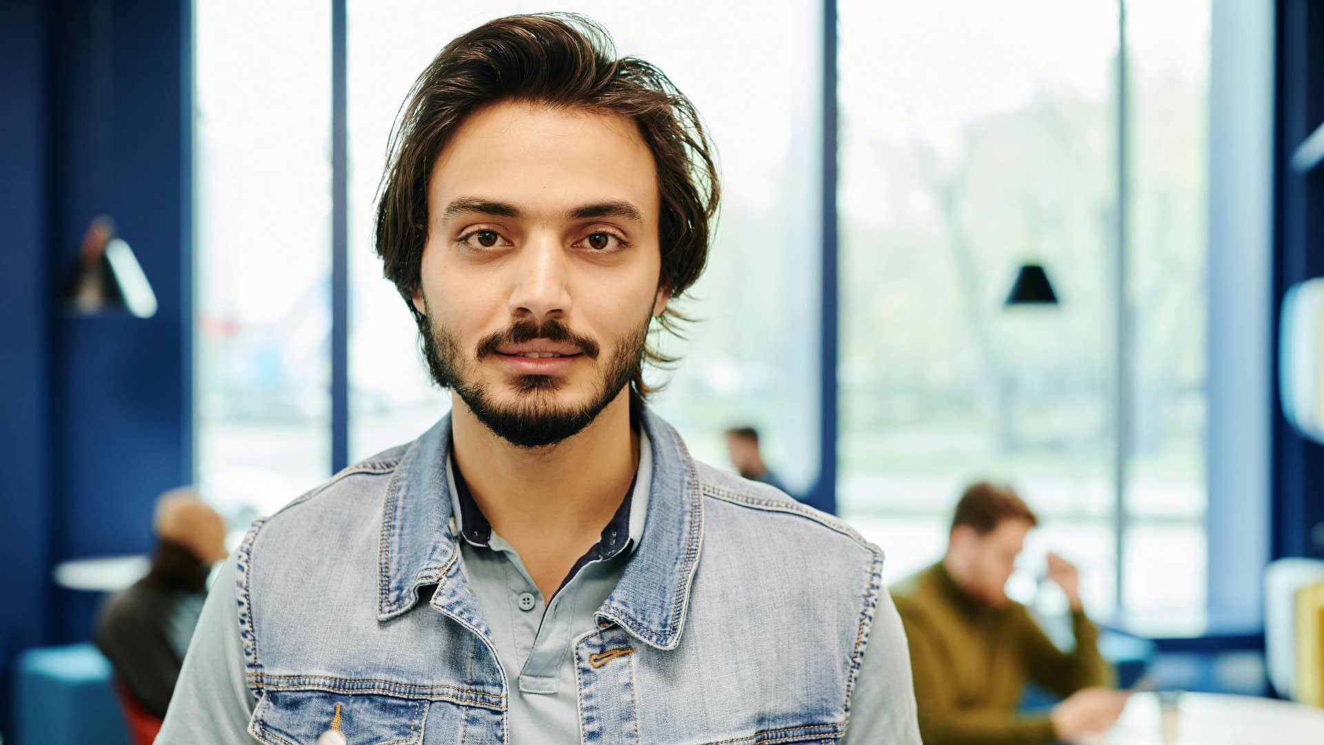 man asking to double check before they move forward 