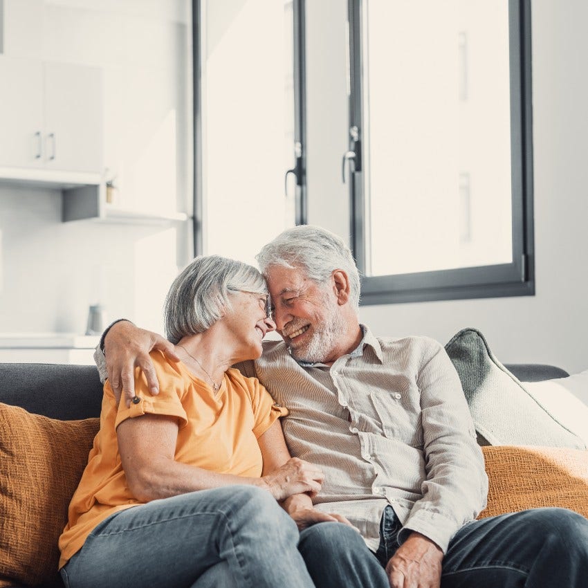 man who is with woman who is genuinely meant for him as he wants to live and die with her
