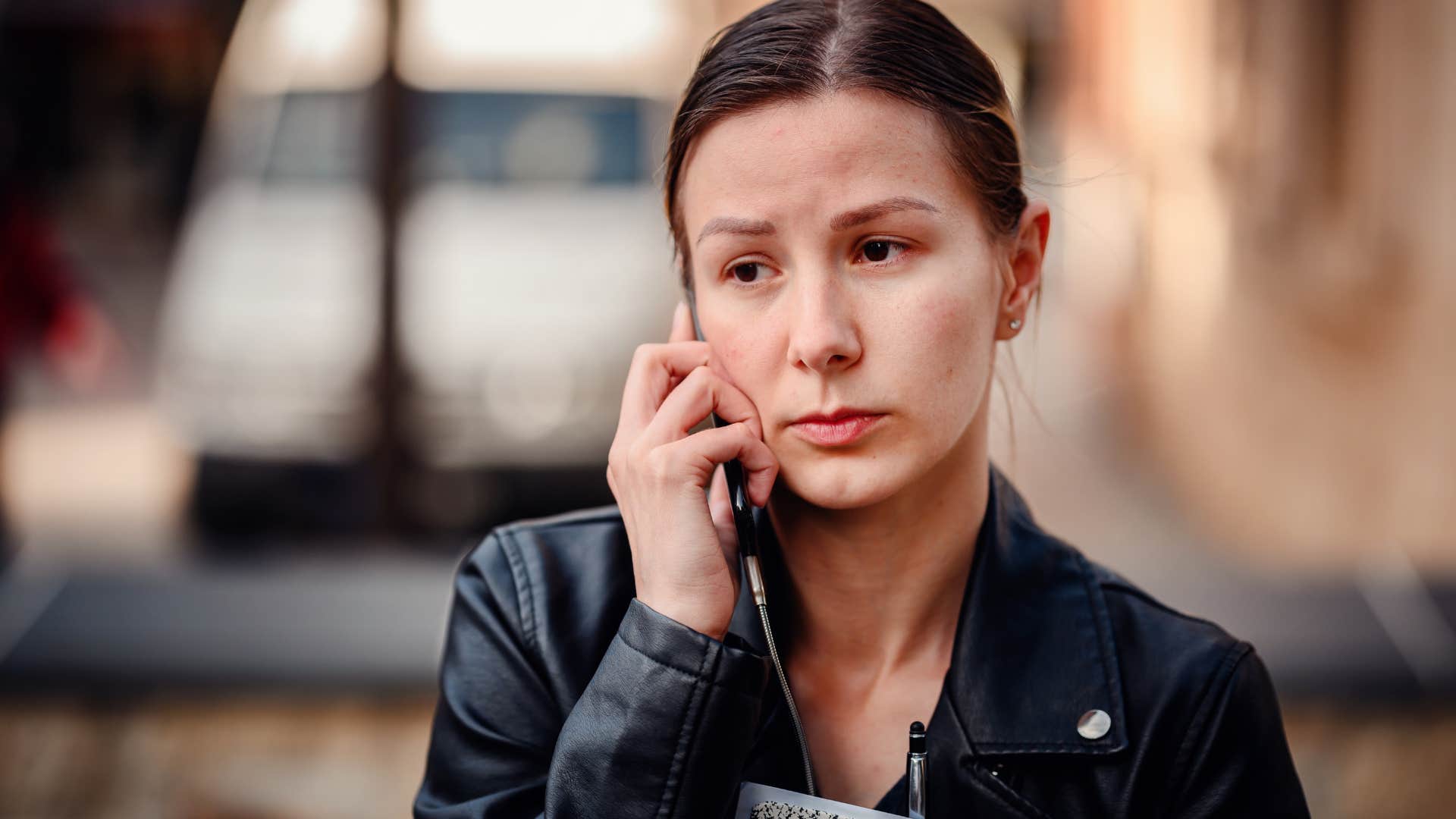 woman feeling worse after phone call
