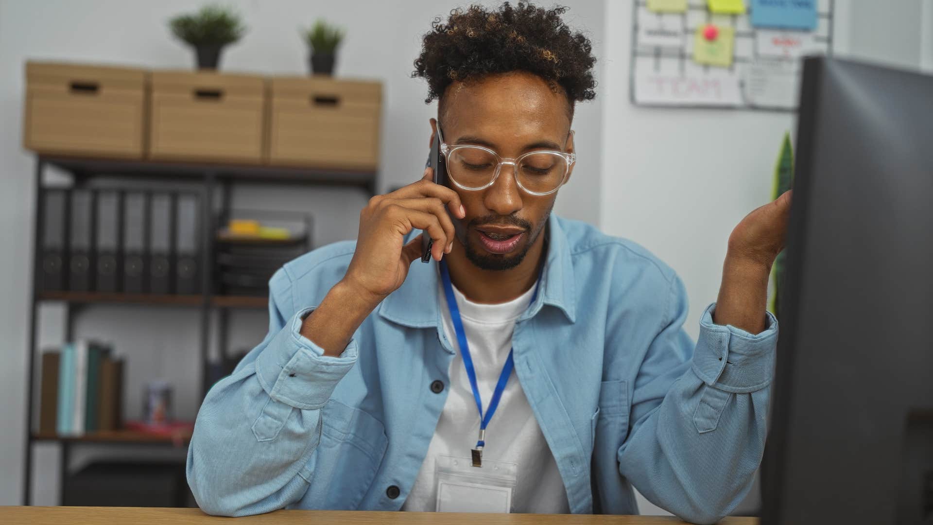 man talking to parents don't respect his boundaries