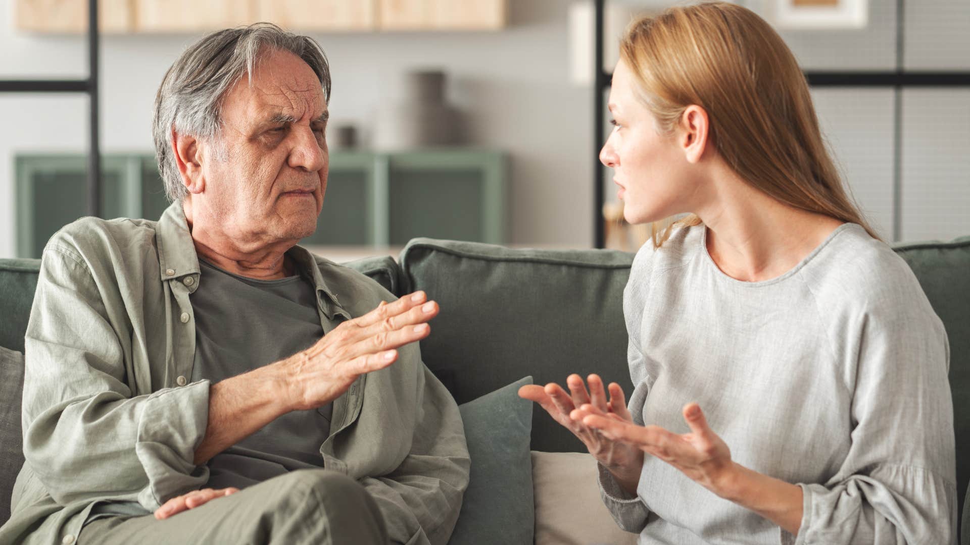 couple arguing with woman realizing you cant change people