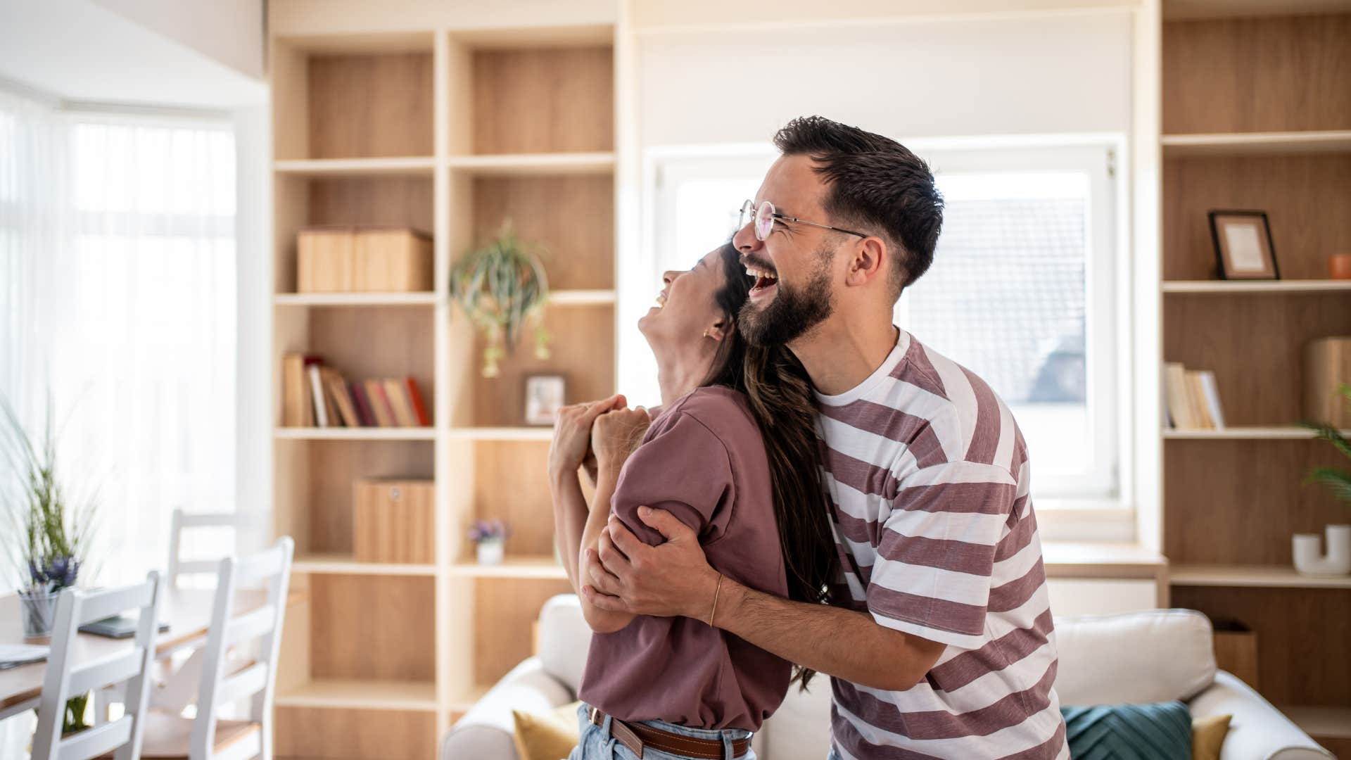 people who know you're 'the one' usually realize it because of these moments you always make each other laugh