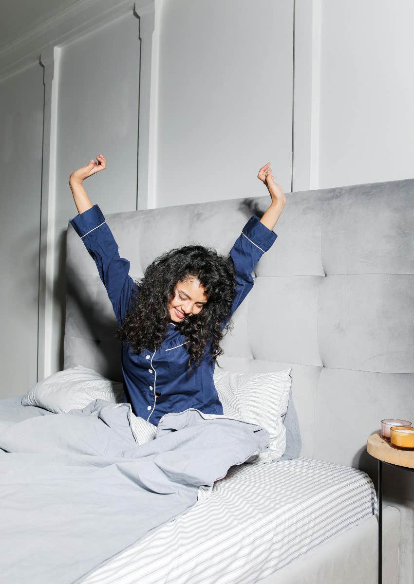 woman who is a morning person