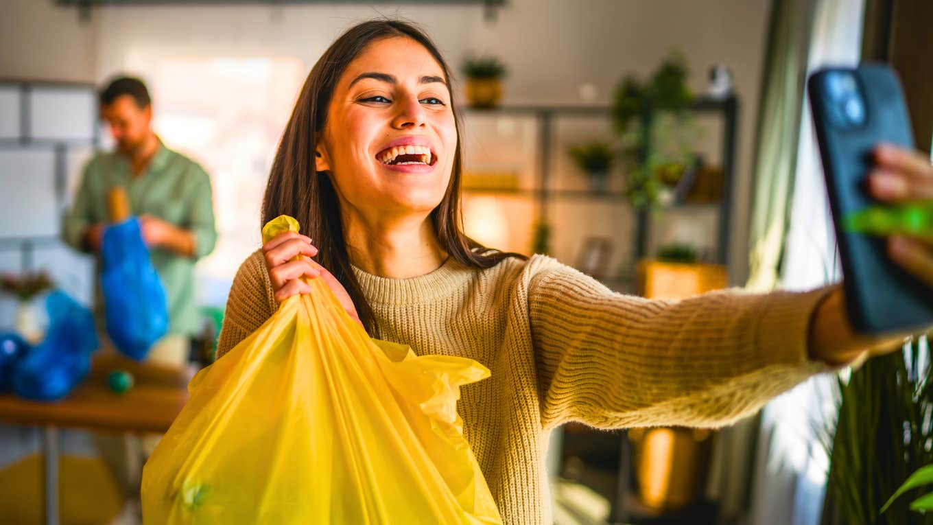 People Who Save Every Plastic Bag As Adults Usually Grew Up With These Frugal Beliefs