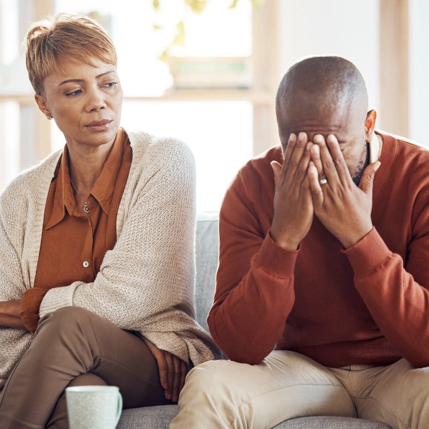 couple who stayed married for the kids as it doesn't get better when the kids are gone