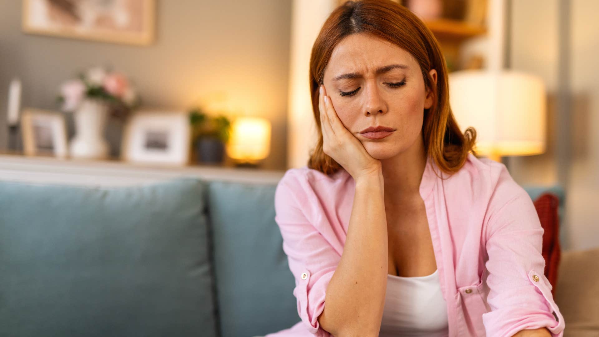 woman feeling frustrated