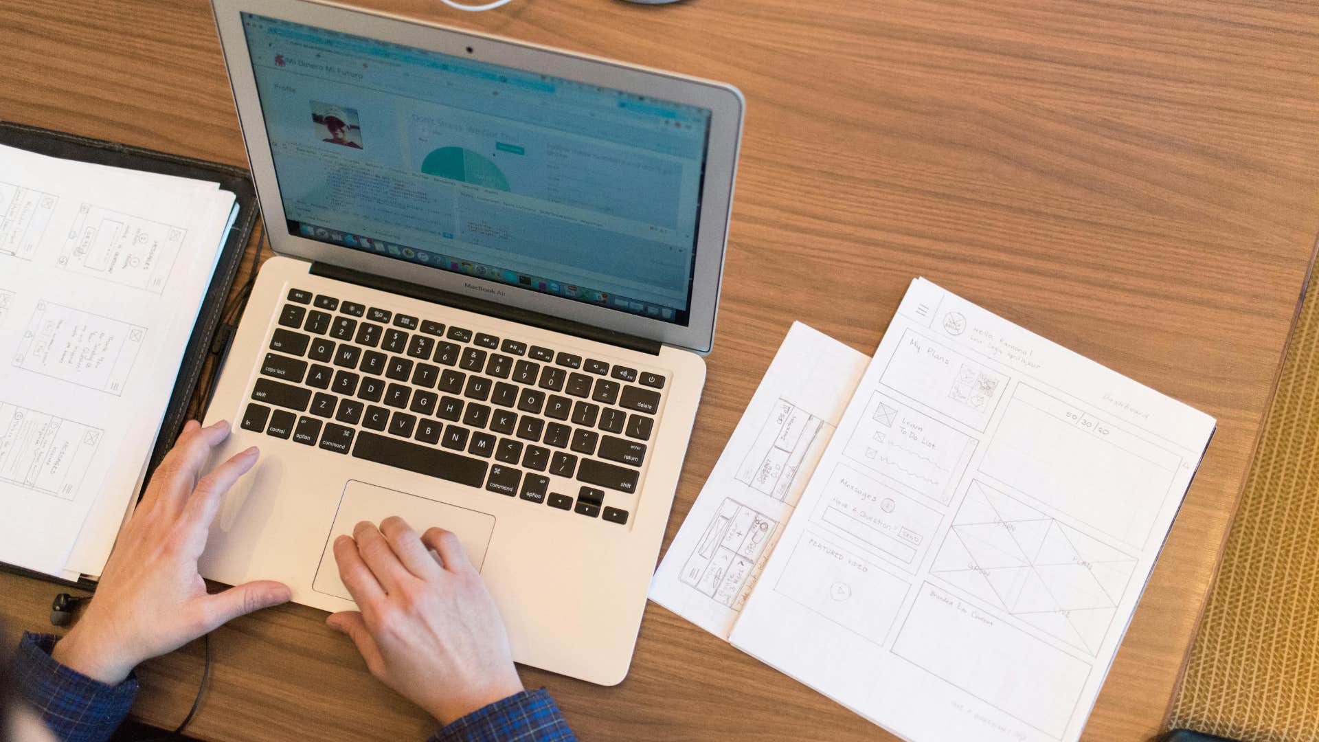 person taking action on their goals