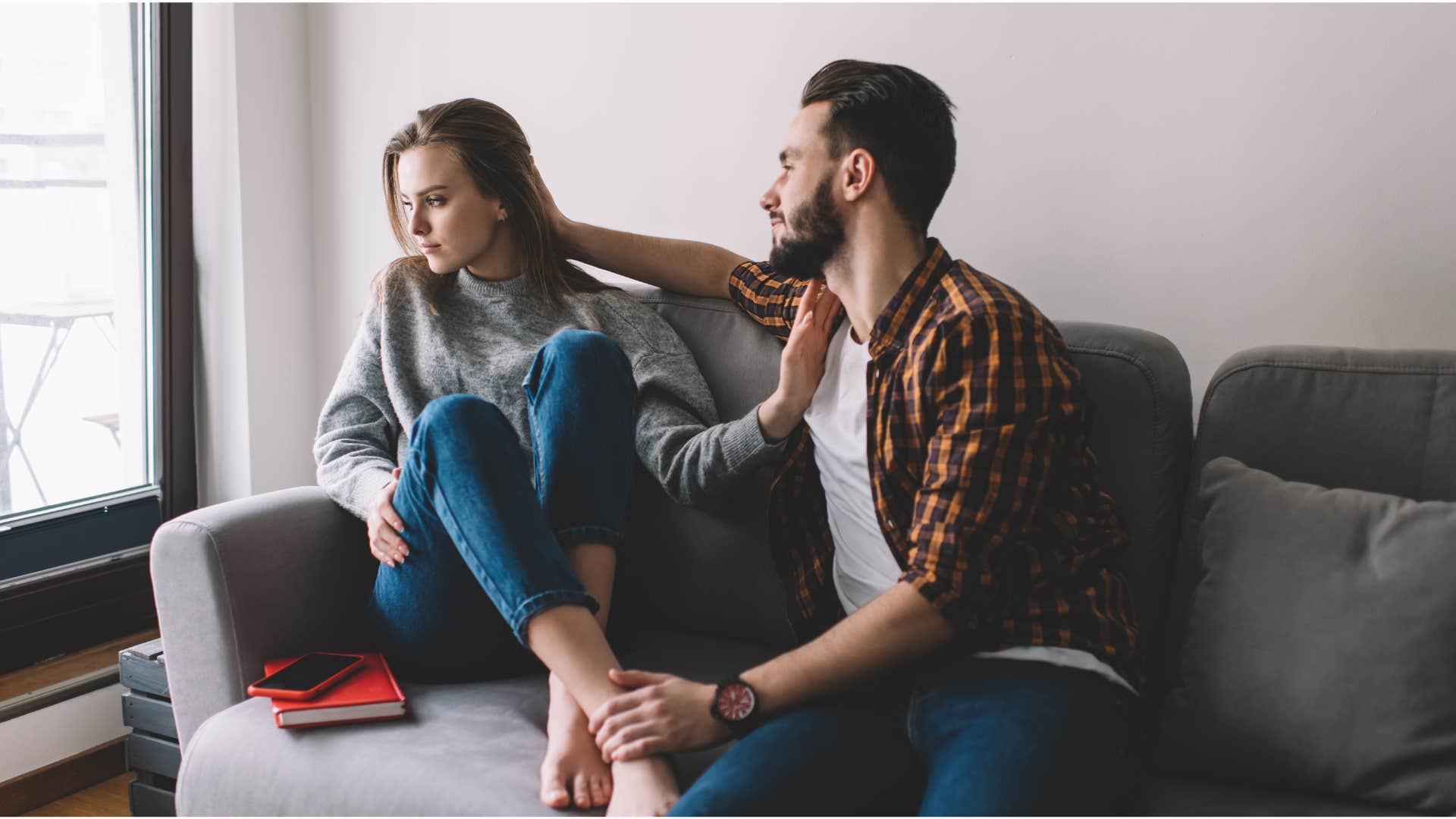 woman whose relationship is falling apart over the holidays as they forget to be normal