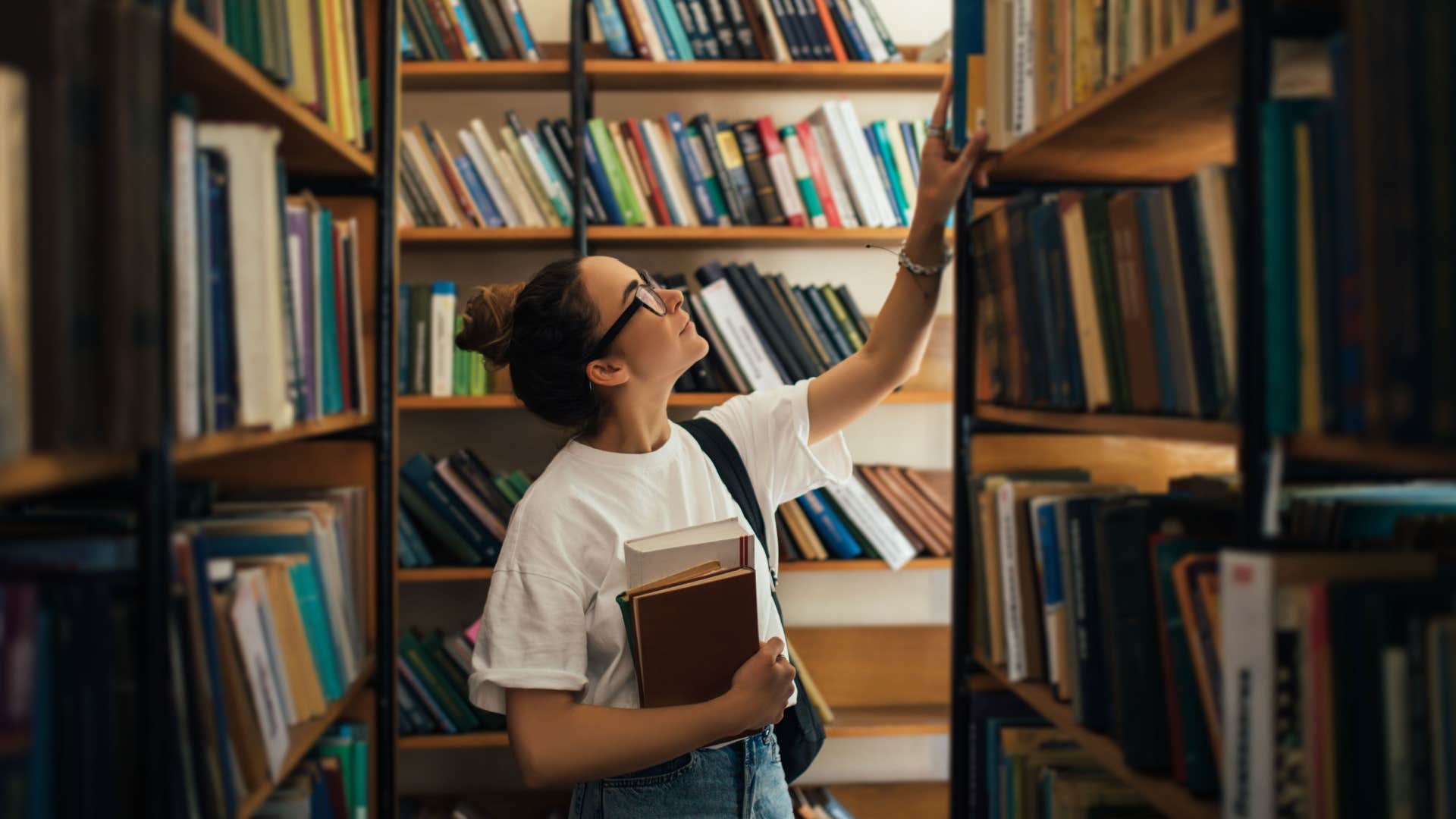 person reading as a hobby