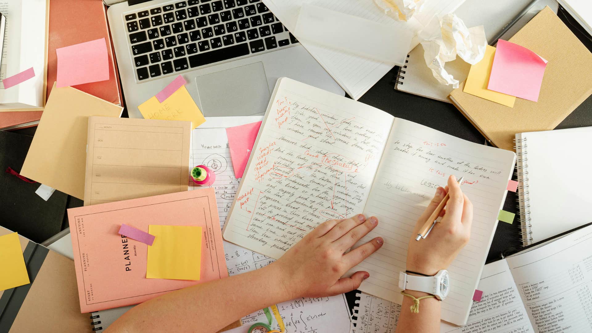 person learning a dead language