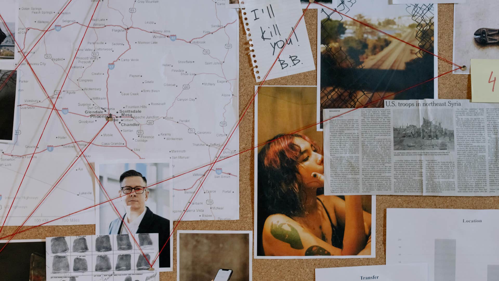 person solving a cold case