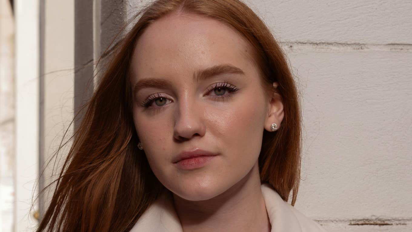 Woman makes someone give her a straight answer.