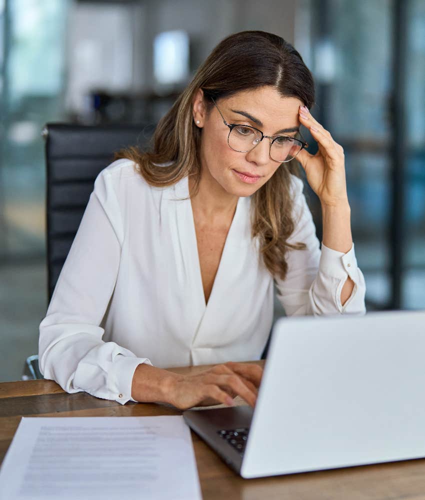 professional woman hiding details about her identity online