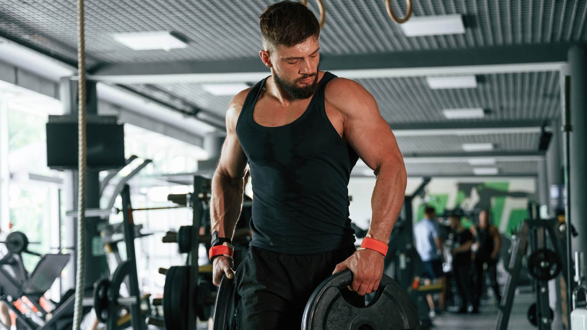 man who has an adonis complex with compulsive exercise routines